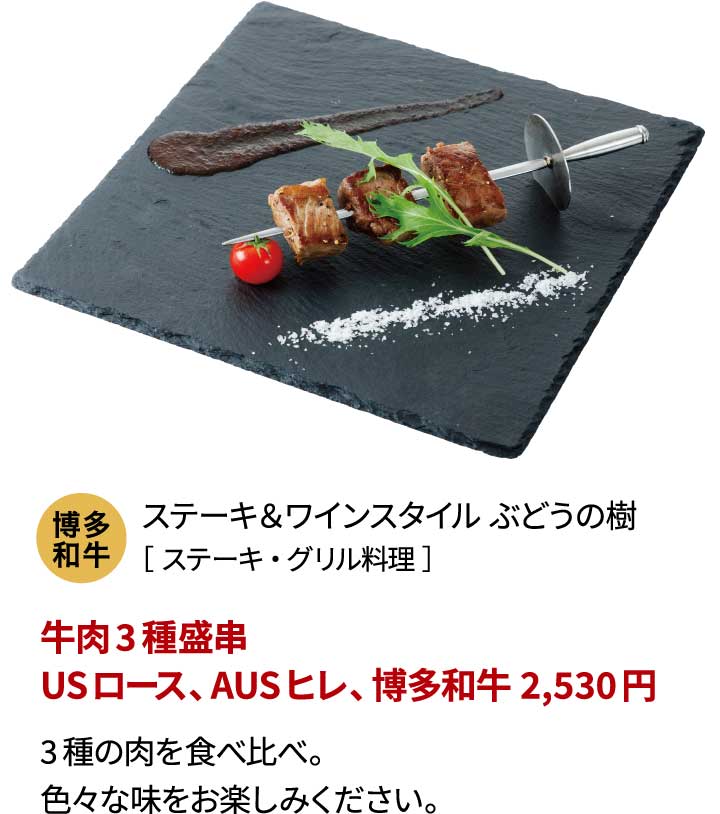 ステーキ＆ワインスタイル ぶどうの樹