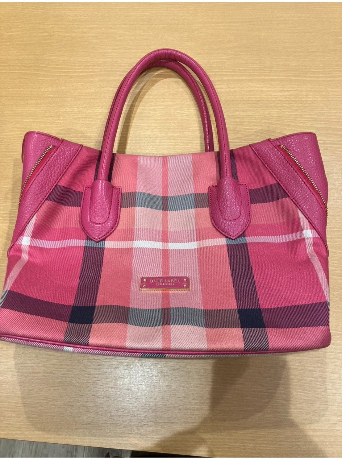 バーバリーブルーレーベル 2WAYショルダーバッグ 高価買取致しました