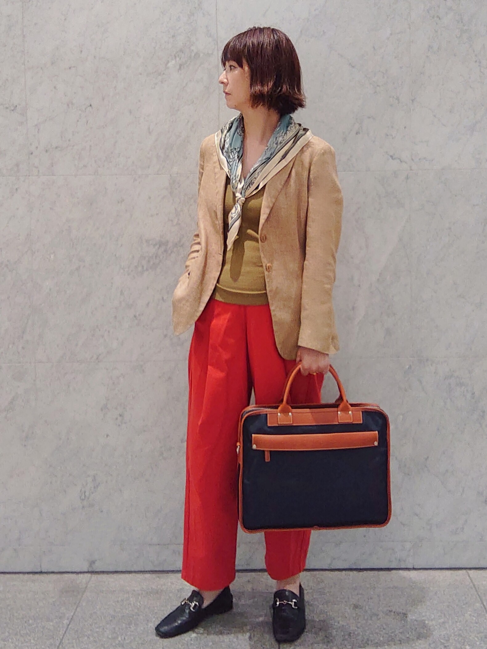 ◆未使用 フェリージ　ブリーフケー赤系 フェリージ │ スタッフコーディネート │ JR博多シティ アミュプラザ博多