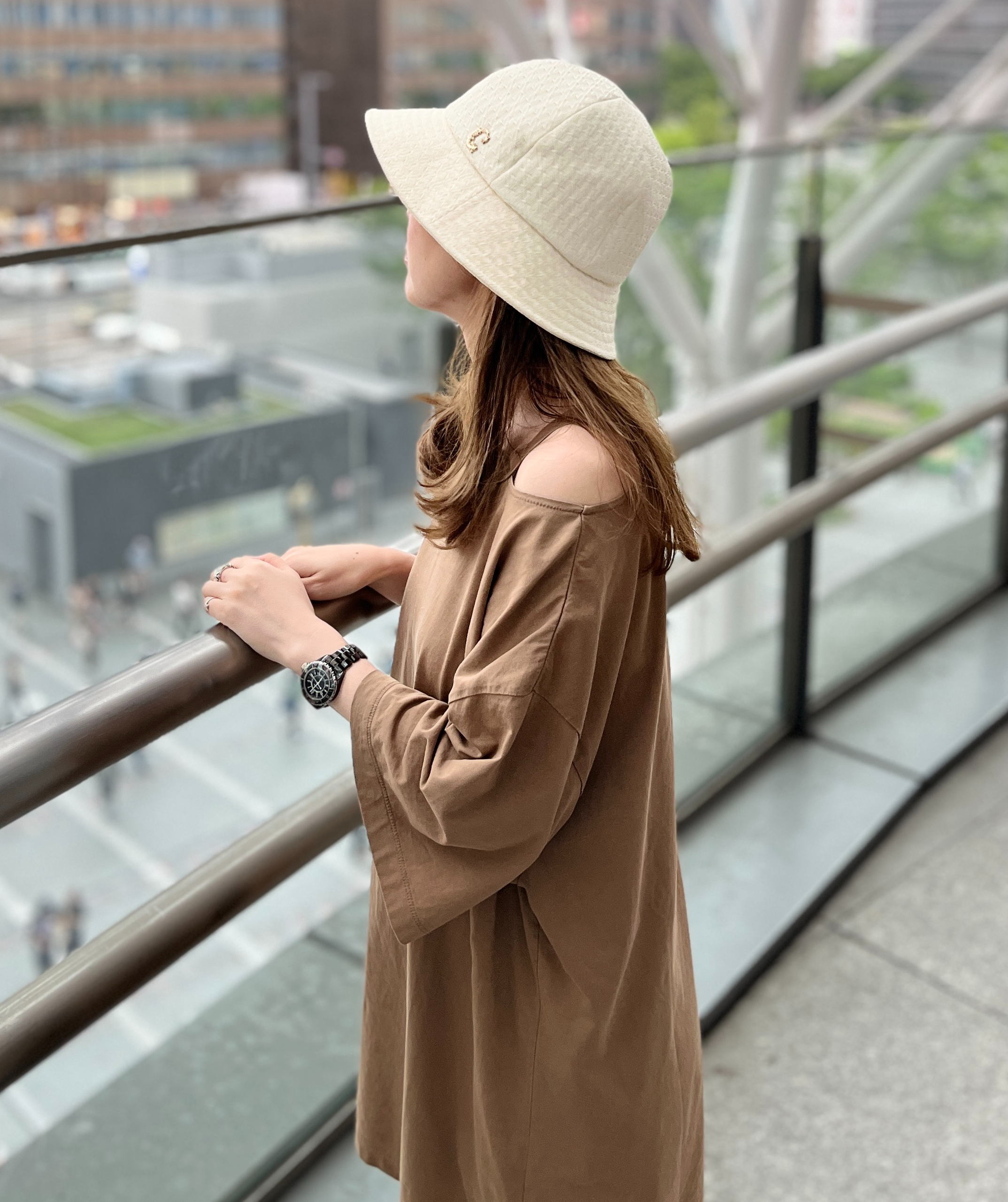 丸い形が可愛らしい✳✳大人気Cパーツ付きバケットハット