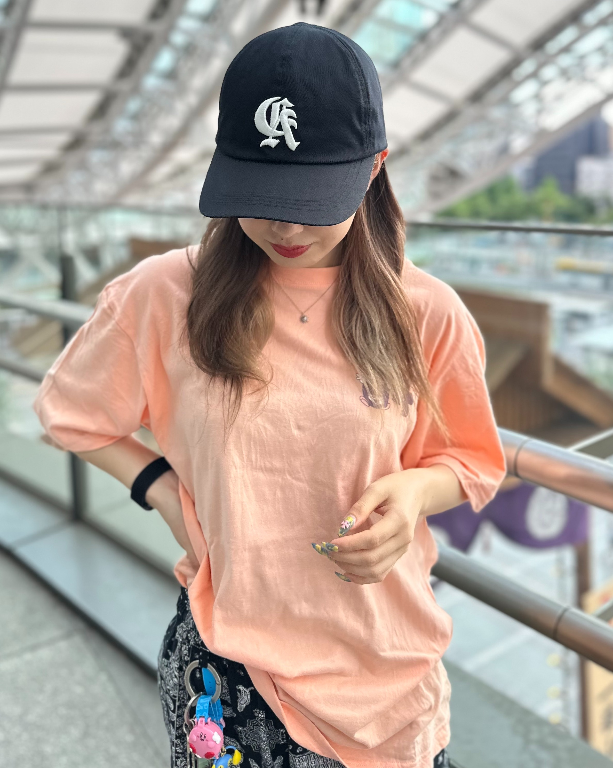 CLANE Cロゴ キャップ 博多、京都店限定 シンプルでコーデに取り入れやすい❦ロゴ付きキャップ