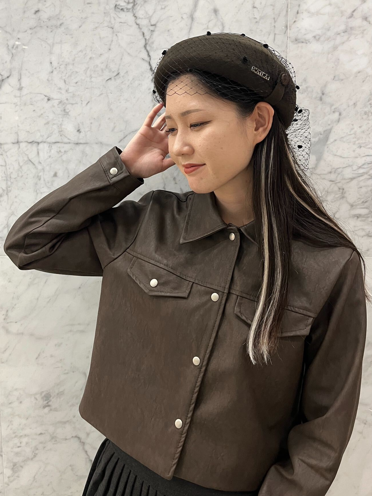 キレイめにも被れる❤チュール付きアトリエメイドのベレー帽】 │カシラ │ ショップブログ │ JR博多シティ アミュプラザ博多