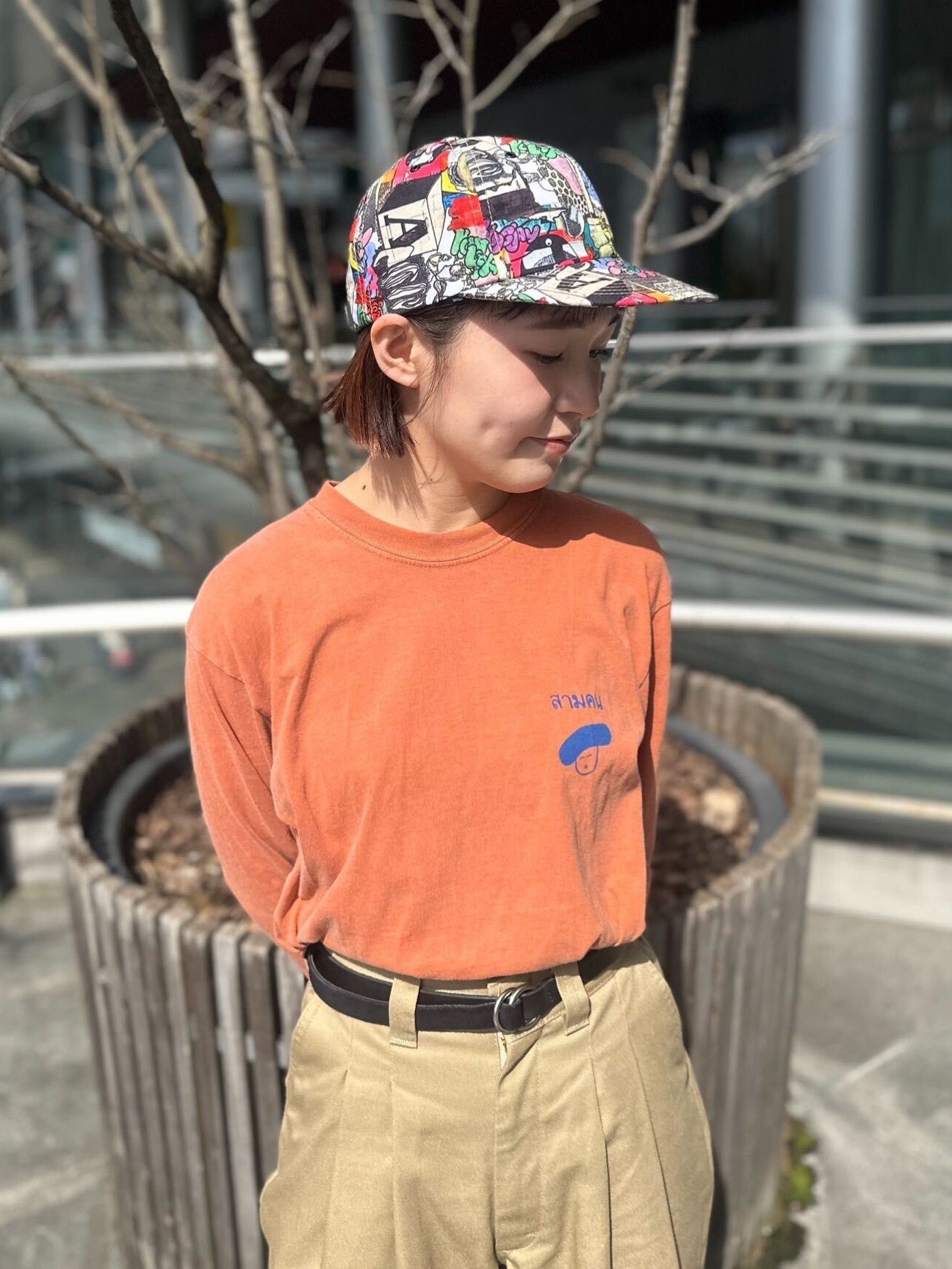 総柄で1つ1つの絵柄が違う⁉手書きペイントのキャップ】 │カシラ