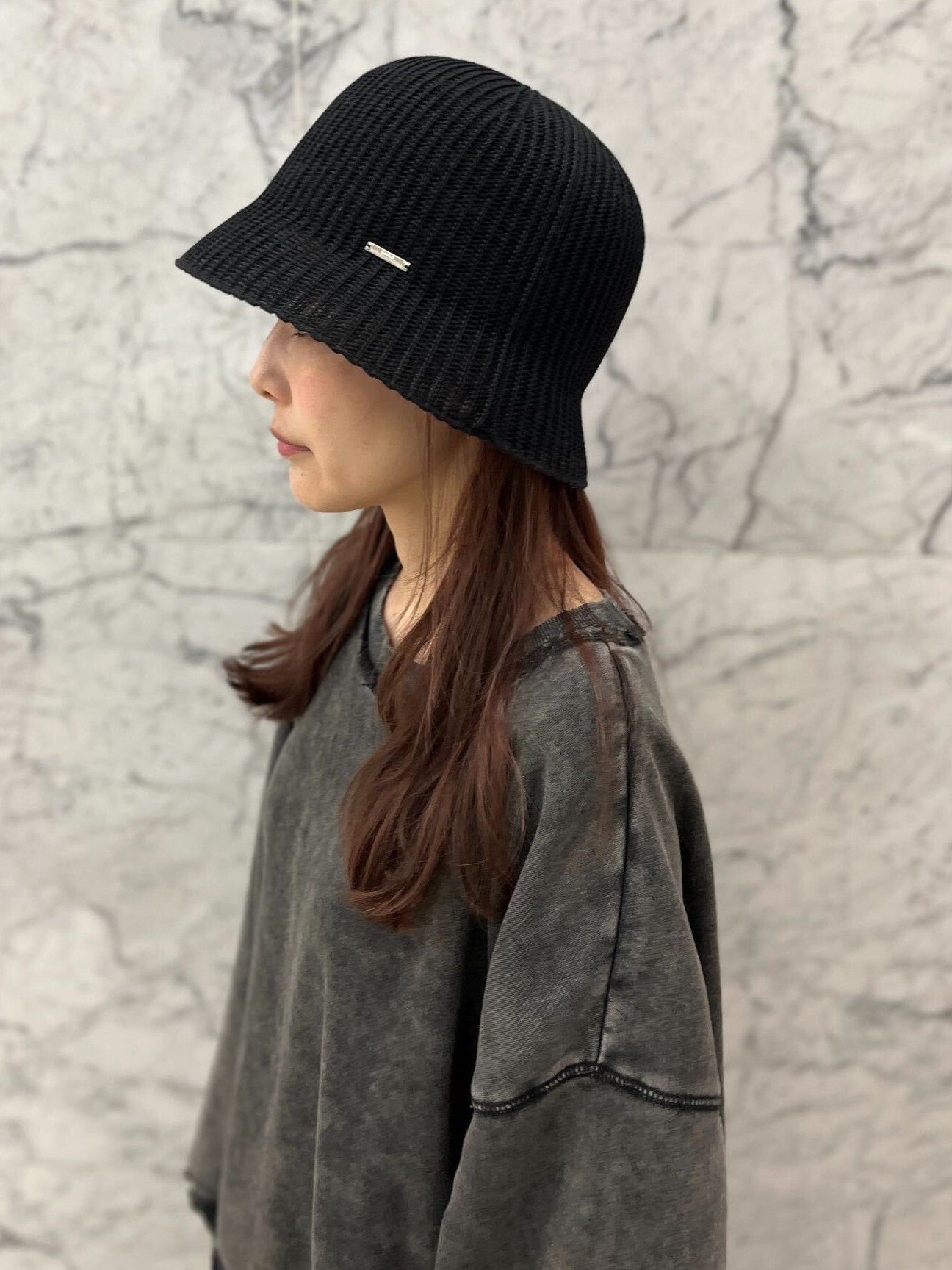 丸いフォルムが可愛らしい◍熱で固めたサーモハット】 │カシラ