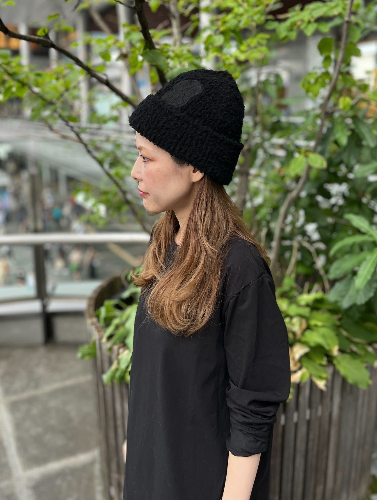 ami チェウシク コラボ ニット帽 大人気アンディとのコラボレーションアイテム🍌ニット帽