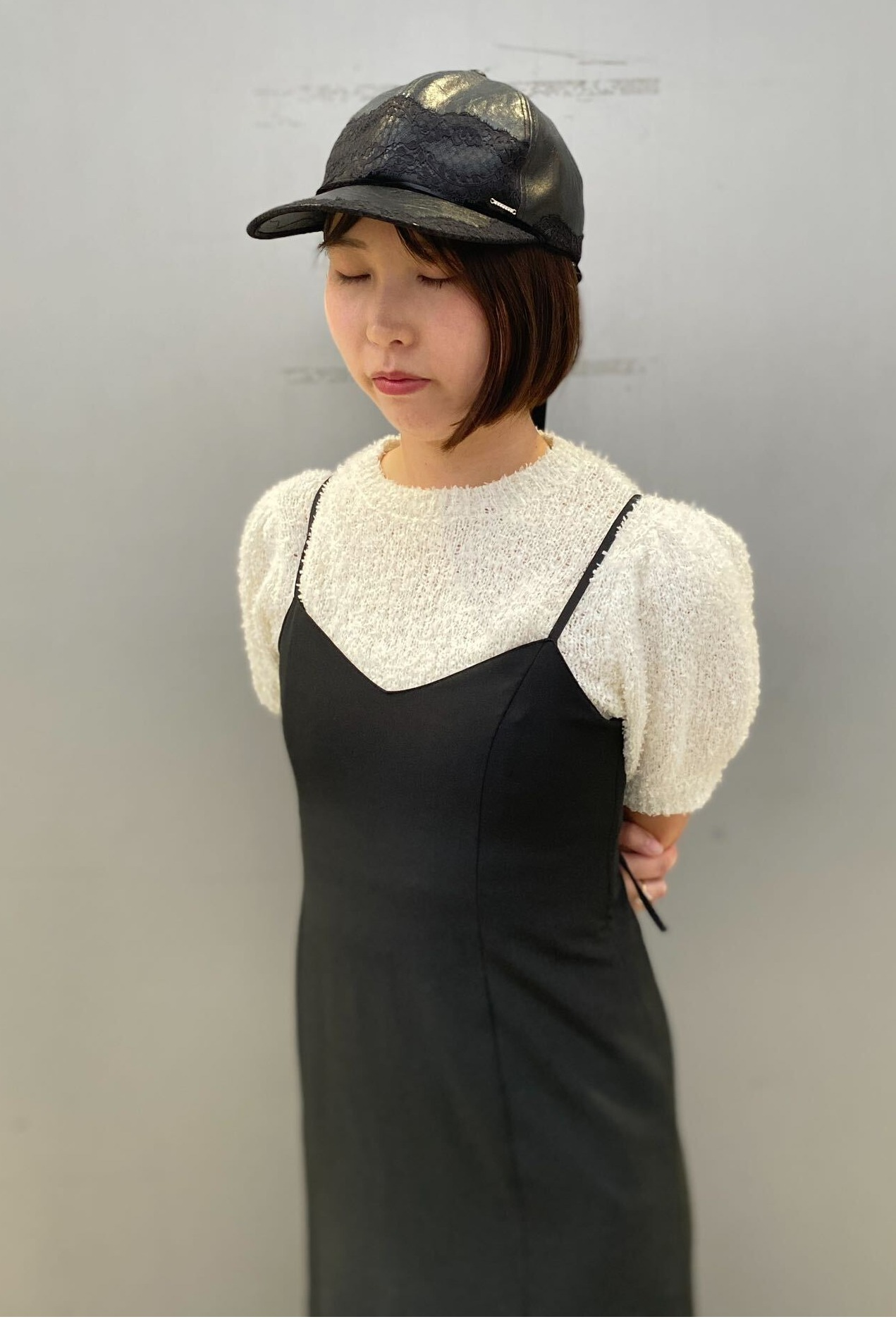 後ろのベロアリボンがキュート❤アトリエメイドのキャップ