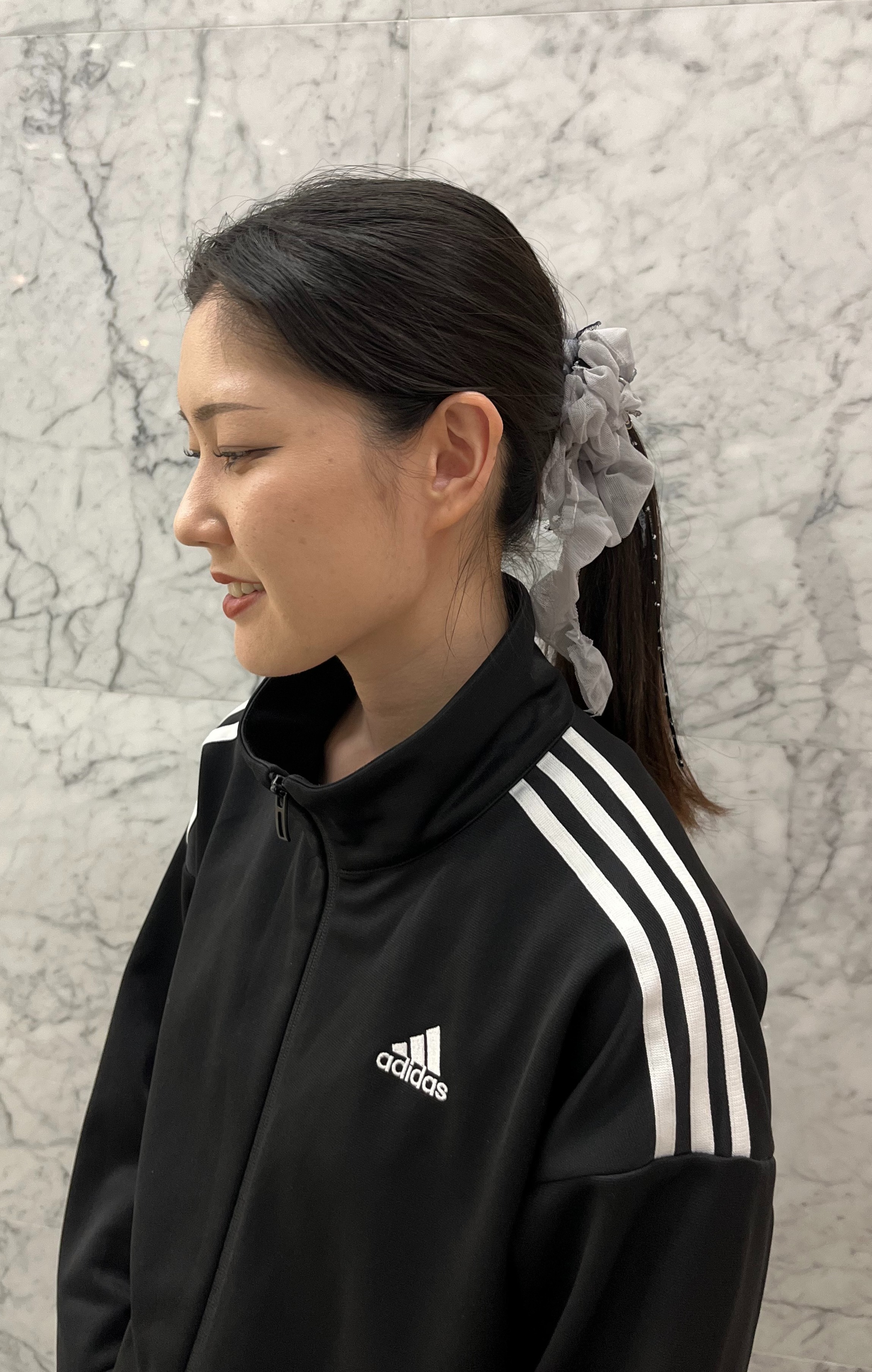 小さなCA4LAチャームとチュールで女子力UP⇪シュシュ】 │カシラ