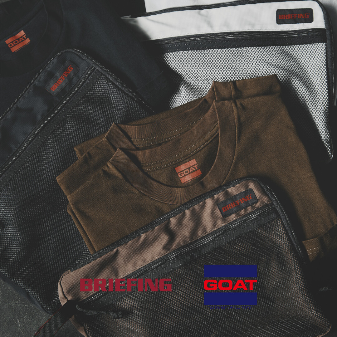 GOAT×BRIEFING】コラボレーションTシャツ発売 │ブリーフィング GOAT×BRIEFING】コラボレーションTシャツ発売 │ブリーフィング