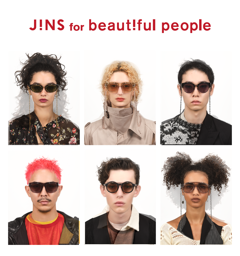 JINS for beautiful people「over engineering sunglasses」 │ジンズ