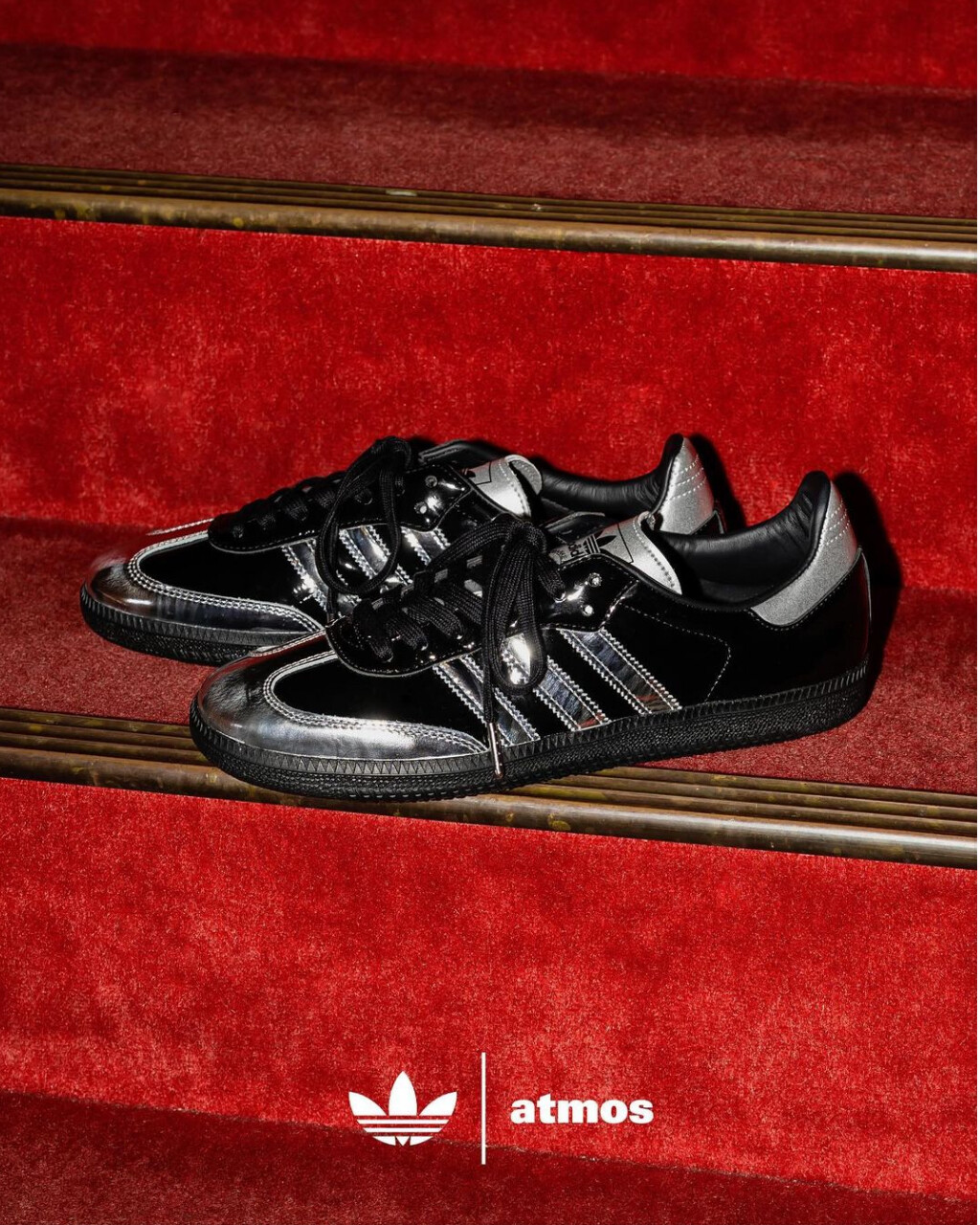ショッパー・箱・レシート有atmos × adidas Samba Tuxedo