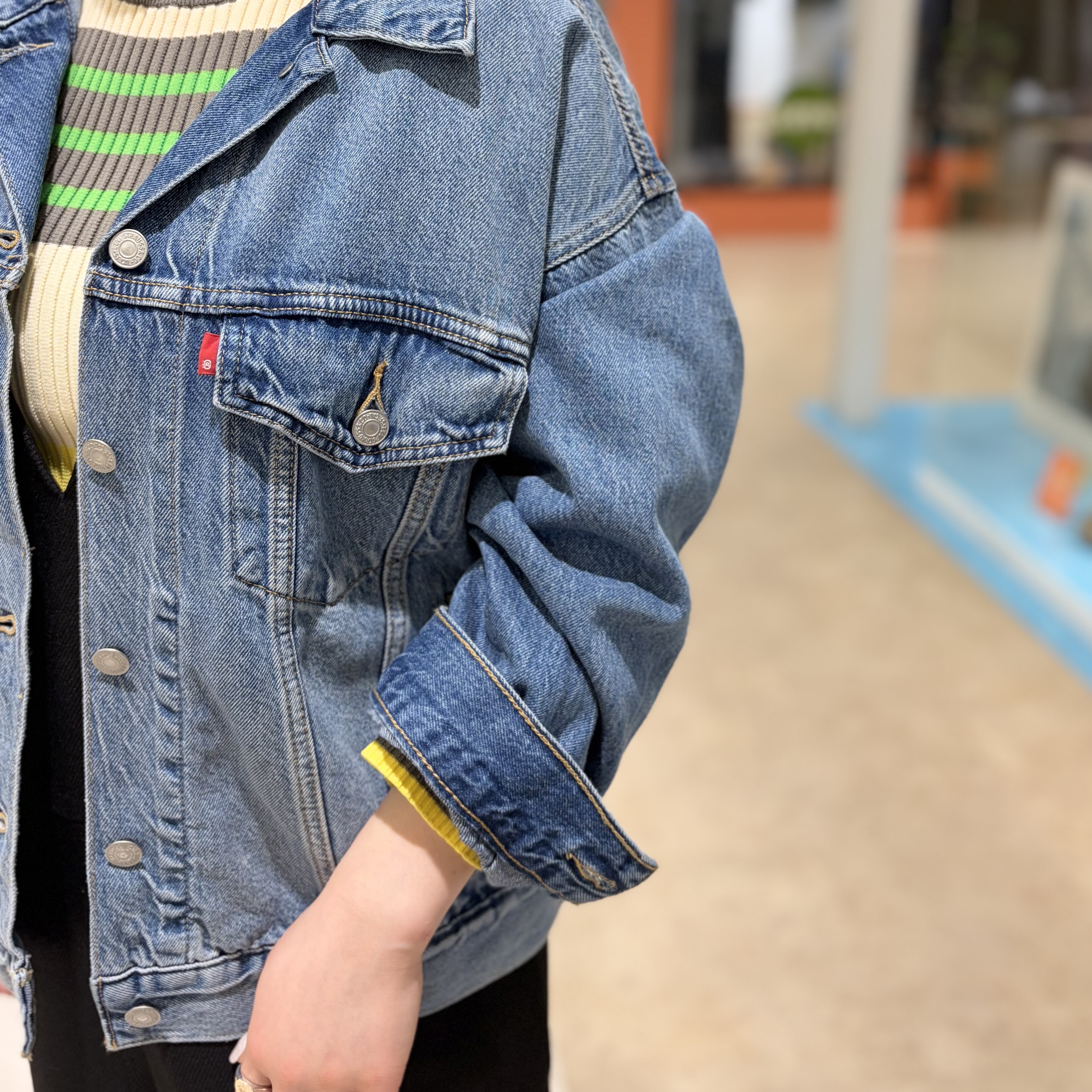 Levi's】cure初登場‼️デニムジャケットが春らしい☘️ │キュア ベイ