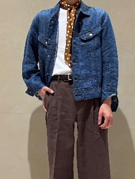 【別注】Lee Westerner Jacket 7オンスリネンデニム