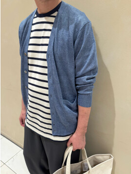 リネンカーディガン