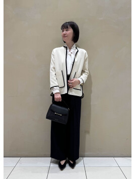 ミラノリブ 2ポケットカーディガン