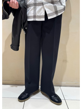 スビンコットン ダンボール ワイドバレルパンツ