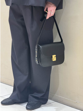 ウォッシャブルトロピカル ツータックストレートパンツ