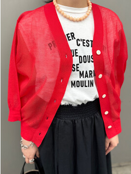 プラチナ ヴェール フレンチ スリーブ TEE