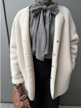 【一部WEB限定】〈手洗い可能〉NEW リバーシブル ボア ブルゾン