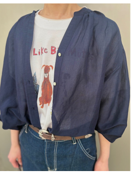 リネンブラウス