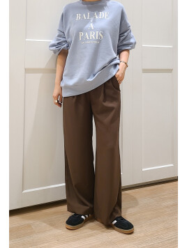 ジョーゼットサスペンダーパンツ