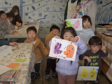 福岡こども専門学校 「寒い冬に大活躍☆こどもんの杜で世界に一つのオリジナル手袋を作ろう！！」