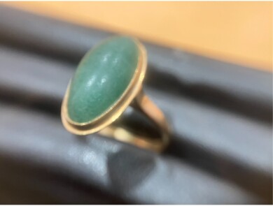 K18リング色石付き高価買取いたしました！