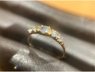 💍K18色石付きリングを高価買取いたしました✨｜ジュエルカフェ アミュプラザ博多店