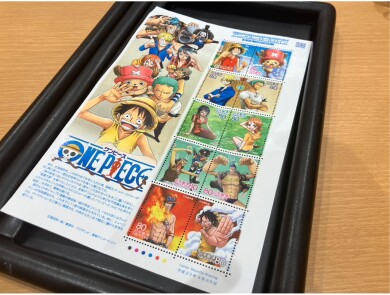 「ワンピース切手シートをお買取しました♪ ジュエルカフェアミュプラザ博多店」