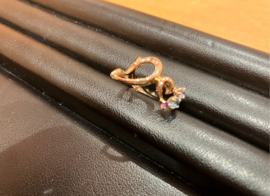 18金 石付きリングをお買取り致しました！