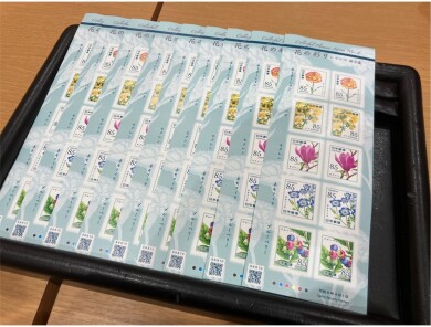 シート切手をお買取いたしました！眠っている切手はございませんか？♪