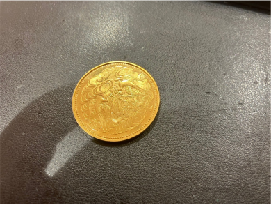 天皇陛下御在位60年記念金貨をお買取いたしました！