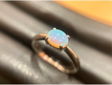 PT900 オパール付きリングを高価買取いたしました💎｜ジュエルカフェ アミュプラザ博多店