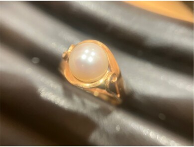【K18パール付きリング高価買取いたしました！💍】 ジュエルカフェ アミュプラザ博多店