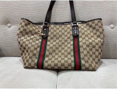 グッチ GGキャンバス シェリー  トートバッグを高価買取いたしました！