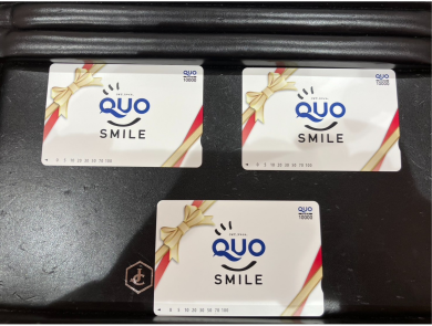 【クオカードギフト券 ¥10,000×3枚をお買取いたしました♪】