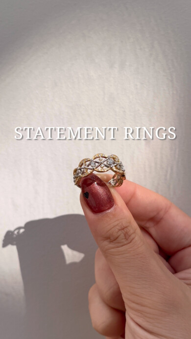 アンティーク調の主役リング✨