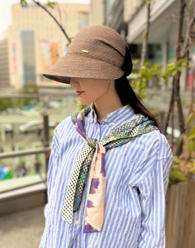 【品良く日差しを防ぐ🎀✨キャスケット】