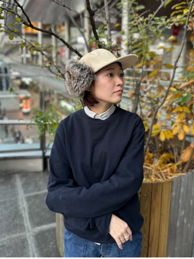 【程よいボリュームで被りやすい!シコロ付きキャップ】