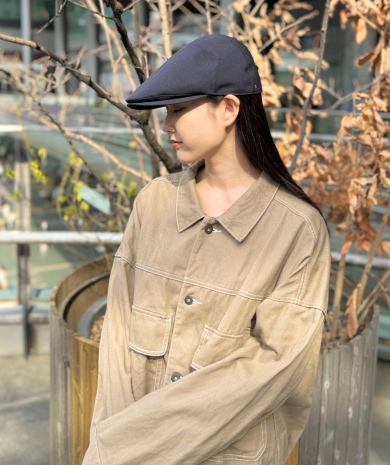 【いつものコーディネートを上品に纏めてくれる🌼💎シンプルハンチング】