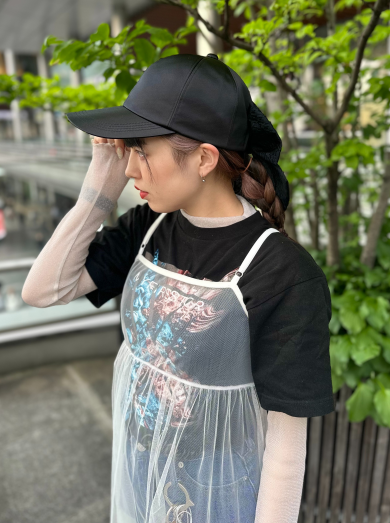 【フロントの艶感と大きいリボンでお洒落度UP➹➹キャップ】
