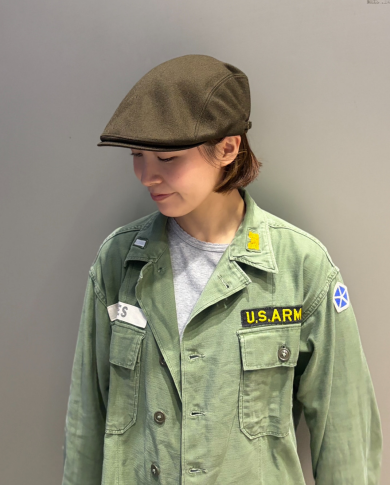 【頭のラインに沿った、かぶりやすいフォルム🍃✨スッキリシルエットのハンチング】