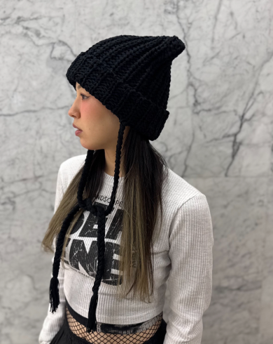 【ローゲージのゆるい雰囲気が◎猫耳ニット🐈】