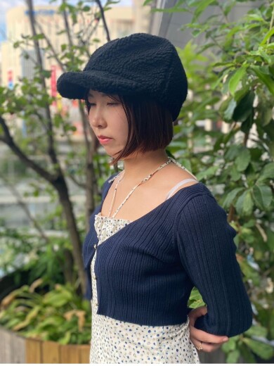 【この冬もってこいのボア生地仕様◍キャスケット】