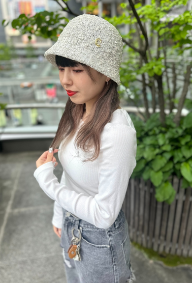 【丸いフォルムで可愛らしい✴シンプルメトロハット】
