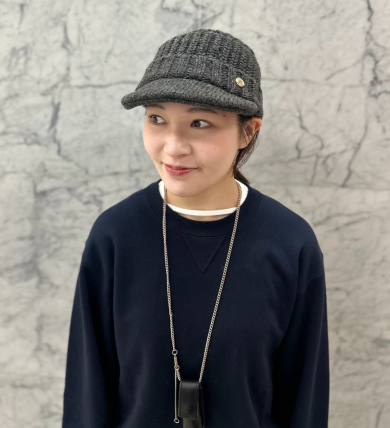 【頭にフィットする形が特徴❣キャスケット】