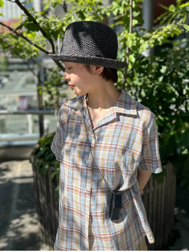 【和紙使用で涼しい🌬男女兼用ハット】