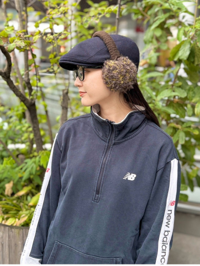 【帽子の上からでも着用可能とアレンジ多彩☀イヤーマフ】