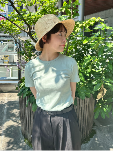 【被るだけで涼しげに🌬ラフィア網み男女兼用ハット】
