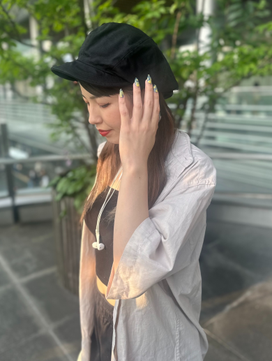【自分好みのつばの形に⊛ワイヤー付きキャスケット】