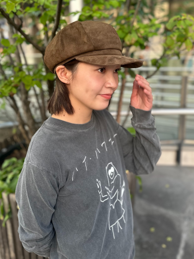 【総革仕様で高級感溢れる✨キャスケット】